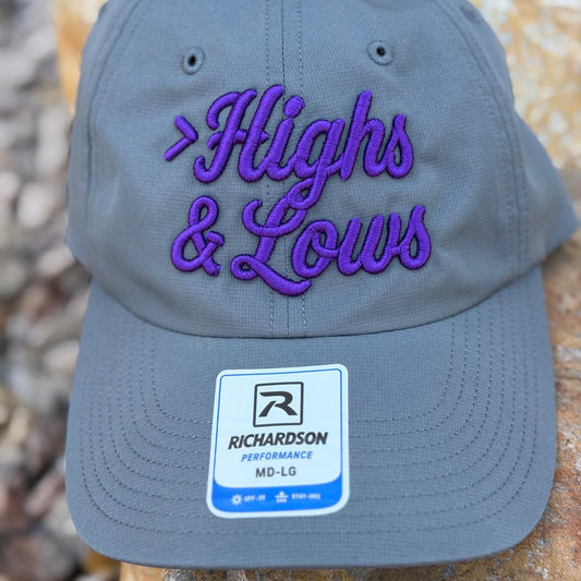 Relaxed Performance Lite | Charcoal / Purple