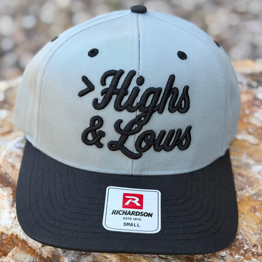 Pro Twill Snapback | Grey / Black – Youth & Adult Sizes Available