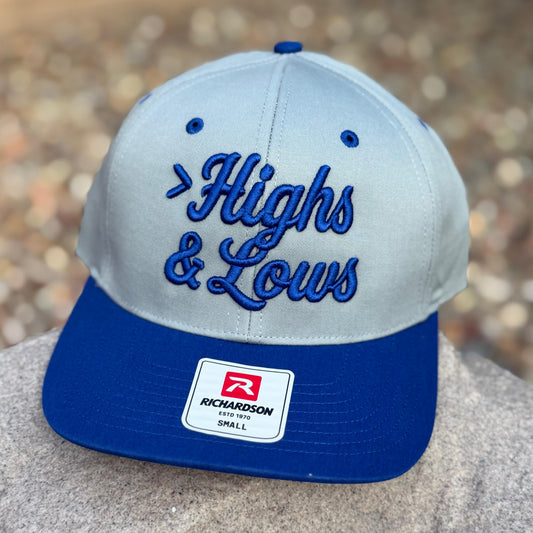 Pro Twill Snapback | Grey/Royal