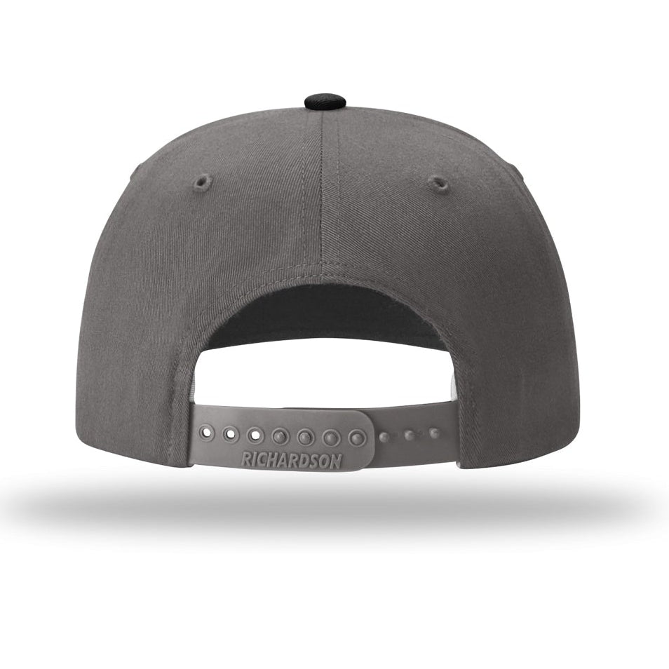 Solid Twill Snapback | Grey / Charcoal / Black
