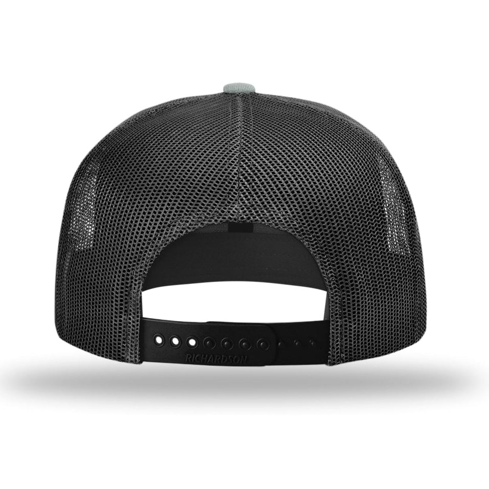 Flat Bill Trucker | Heather Grey / Black