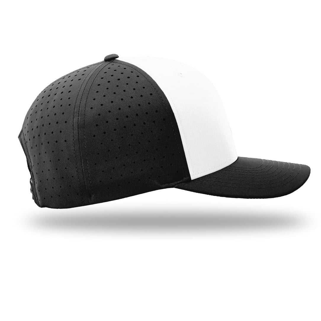 Performance Snapback | White / Black / Burnt Orange