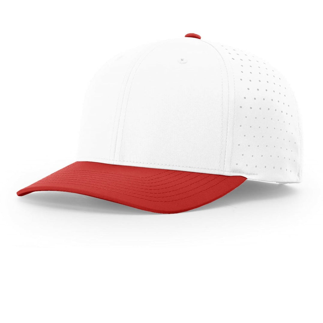 Performance Snapback | White/Red/Gray
