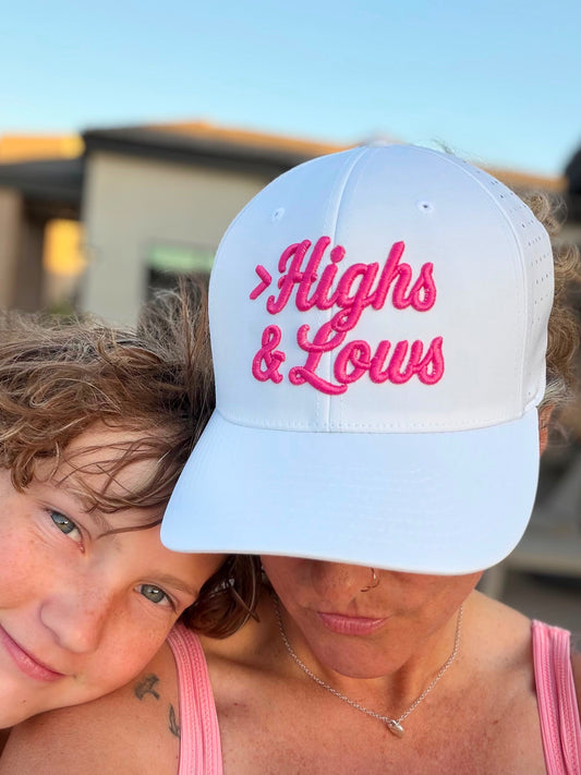 Greater than Highs & Lows — Performance White / Pink