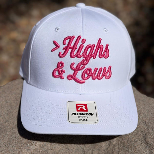Pro Twill Snapback | White / Pink - Youth
