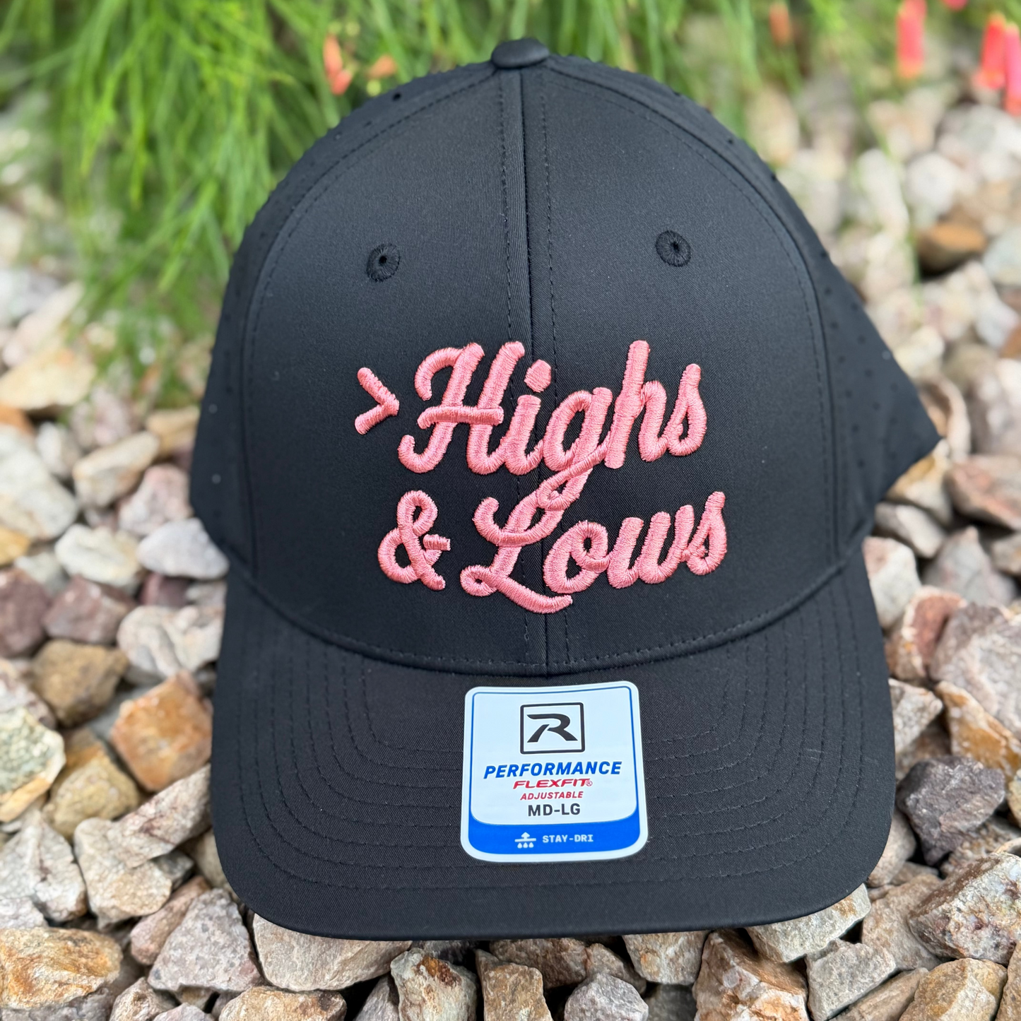 Performance Snapback | Black / Rose Gold