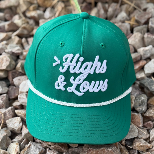Classic Rope Cap | Kelly Green / White
