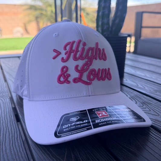 Greater than Highs & Lows — Performance White / Pink