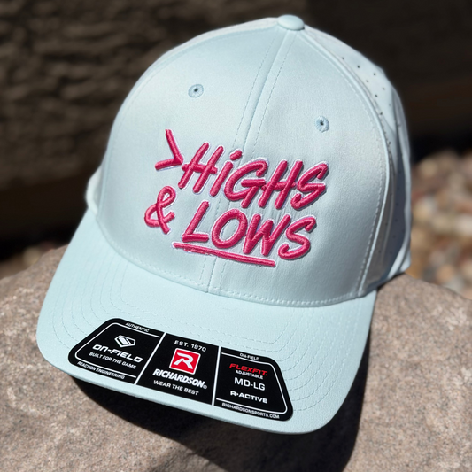 Performance Snapback | Cotton Candy (Soft Blue / Pink)