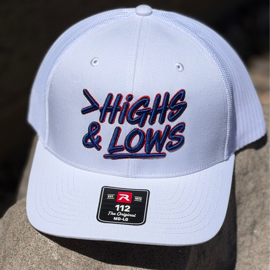 Classic Trucker | White / Blue / Red