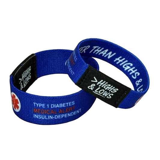 T1D Medical Alert NFC Bracelet