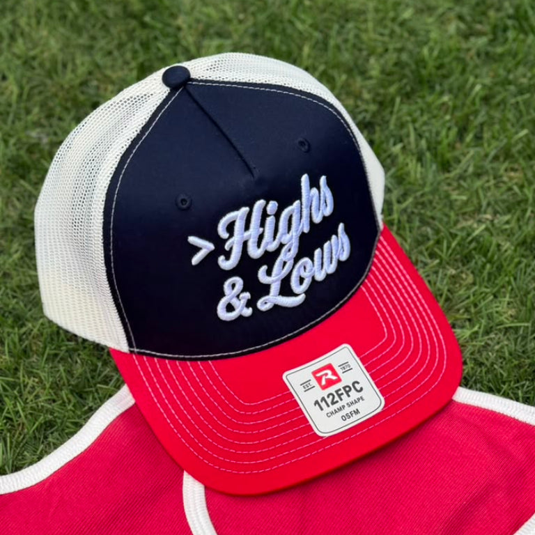 Greater than Highs & Lows — Navy / Birch / Red