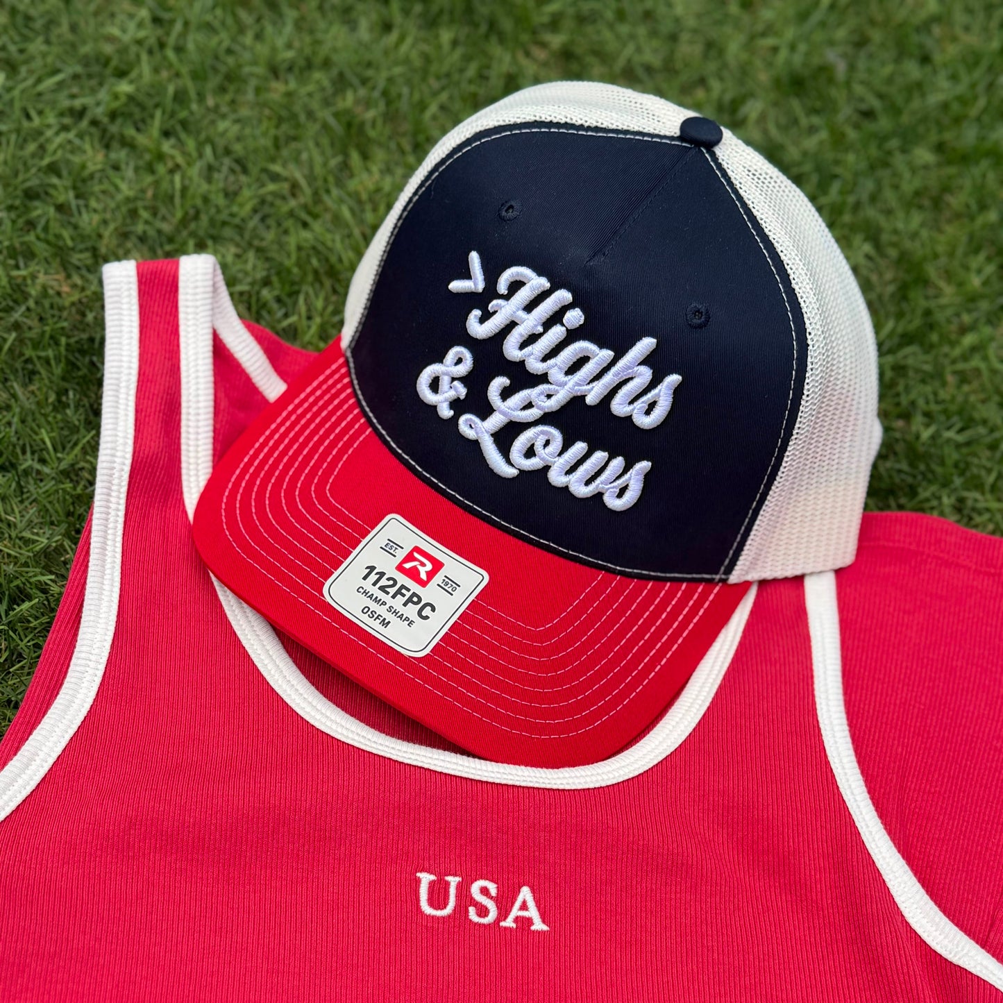 Greater than Highs & Lows — Navy / Birch / Red